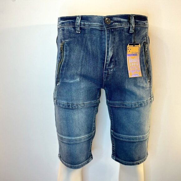 Oxygen Men's Stonewashed Straight Cut Denim Shorts - NWT - Picture 1 of 3